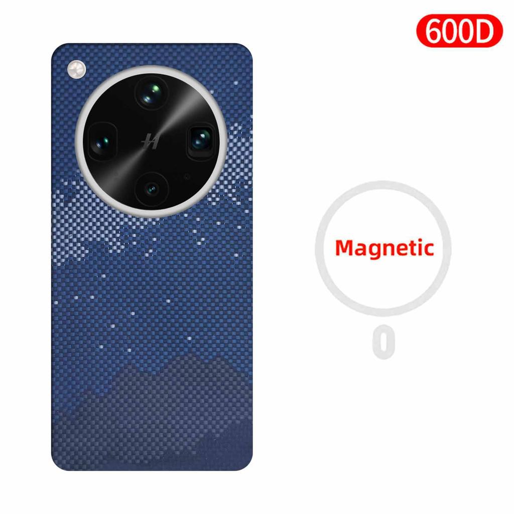 600D Real-thin Carbon Fiber Phone Case for Oppo Find X9 Ultra Vegan Leather Edition Case Aramid Fiber Fabric Thinhard Magnetic