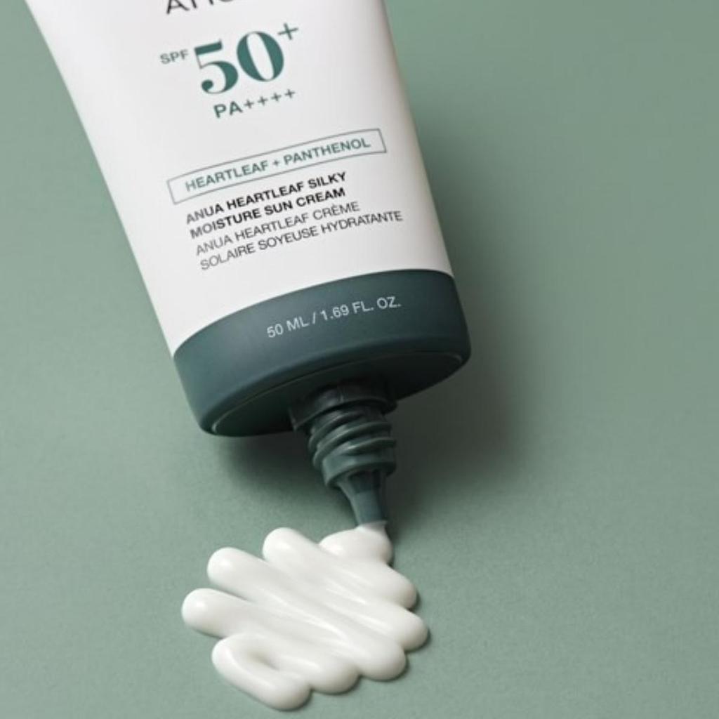 Anua Heartleaf Silky Moisture Suncream SPF50+ PA++++ 50ml