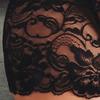 Panties Low Waist Plus Size Lace Embroidery See-through Ruffles Sexy Briefs