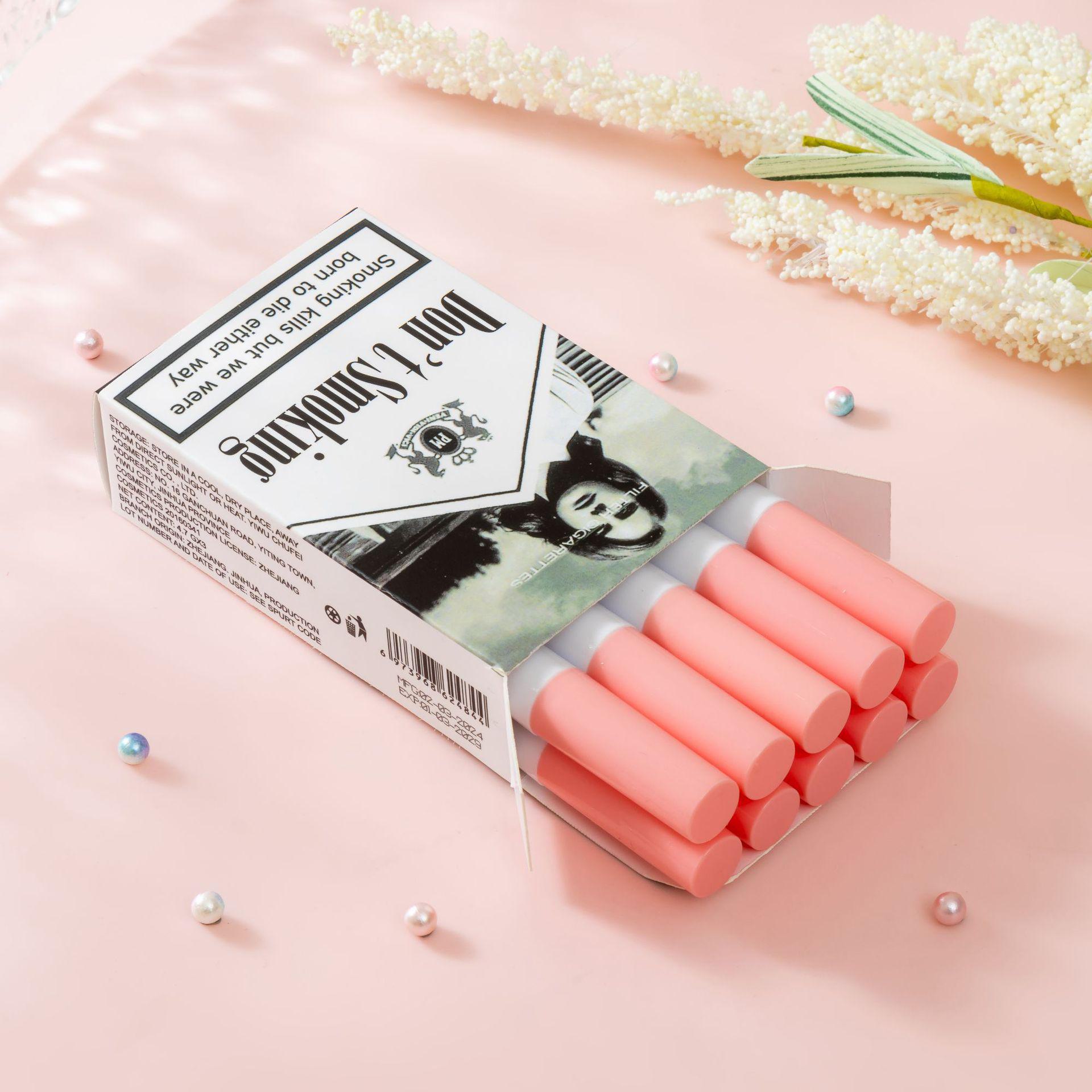 

Набор матовых нелипких блесков для губ: 10-компонентная бархатистая жидкая помада для европейского и американского макияжа