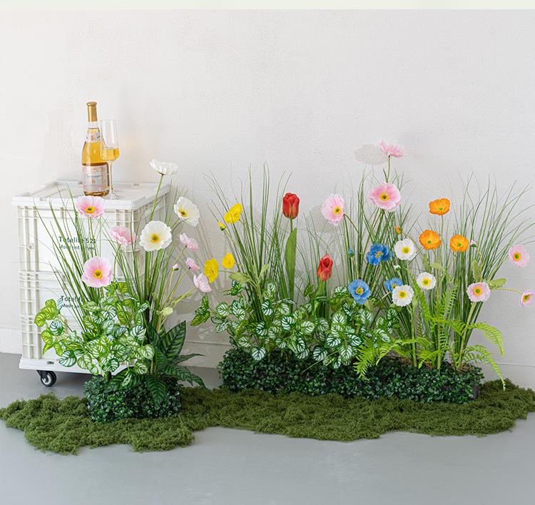 Greenery and Floral Art Installation for Open Spaces and Window Displays