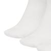 Nike Men's Socks, Quick-Drying Breathable Sports Socks, Mid-Calf Socks, Three-Pair Pack, SX7676-100 White M