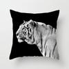 Tiger Series Printing Pattern Decoration Home Pillowcase Square Office  Cushion Cover