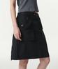 Musinsa Standard Woman Women'S Cargo Knee-Length Skirt [Black]