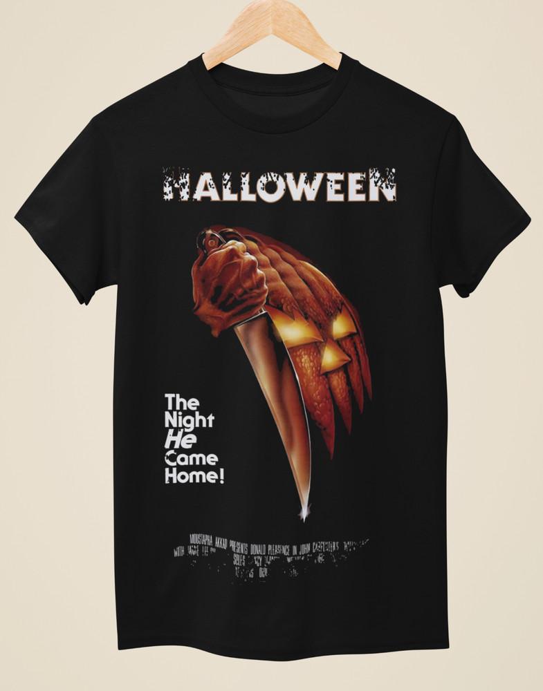 Halloween - Movie Poster Inspired Unisex Black T-Shirt Unisex T-Shirt