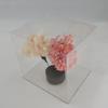 Hair Ornament Set: Chirimen Fabric, Tsumami Zaiku (folded Fabric Flower) Style, 3-piece U-pin Set, Floral Design, Perfect for Weddings, Kimonos,