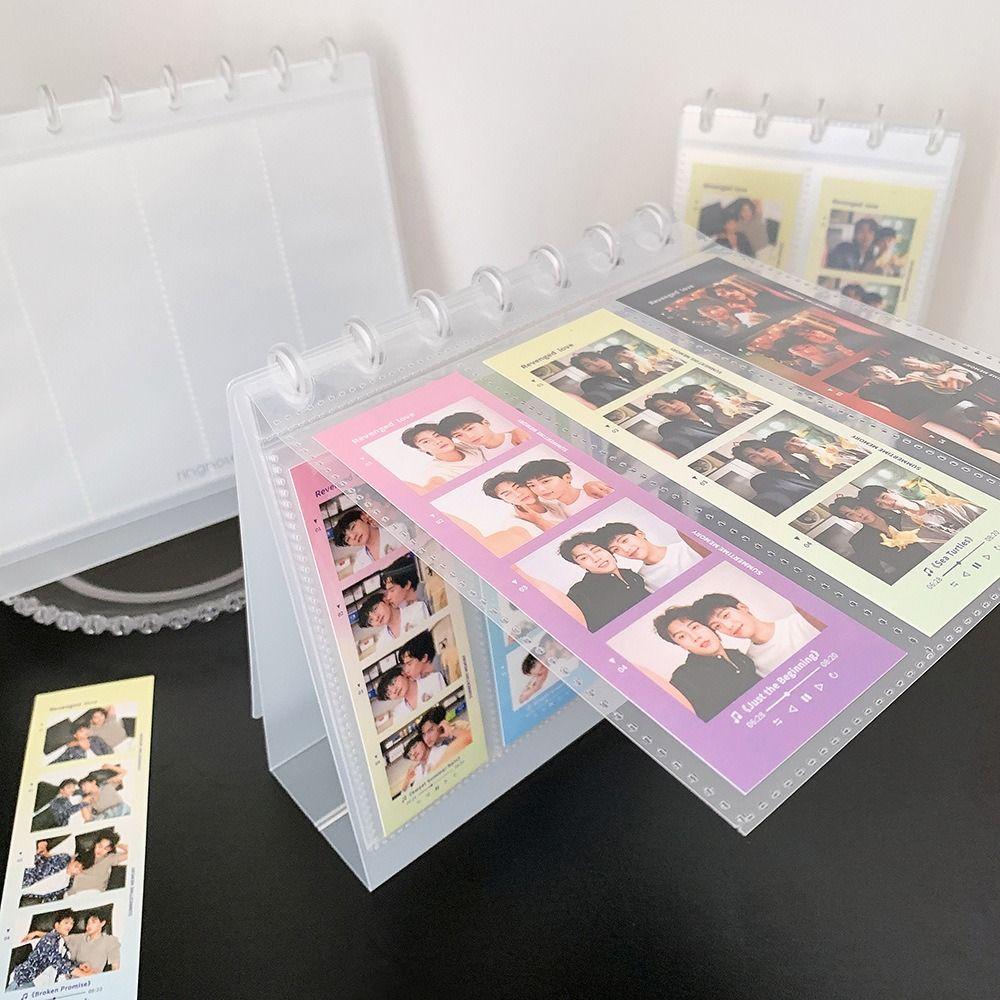 Loose Leaf Photo Album PP Desktop Display Album Durable Photo Card Binder  Idol Card Storage