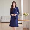 Professional Women's Clothing, Autumn and Winter Suit, Dress Set, Casual Temperament, Long-sleeved Corporate Dress, Two-piece Set, Commuting