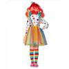 Halloween Children's Clown Costumes, Circus Thriller Clowns, Colorful Mesh Tutu