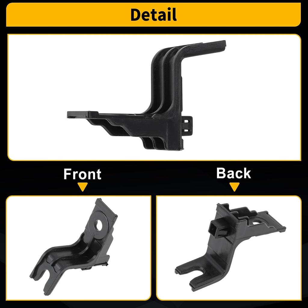 Front Bumper Filler Inner Retainer Clip for Toyota Tacoma 2012-2015 No.52531-04010 Left Right Side 2Pcs