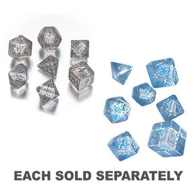 Q Workshop Elvish Dice Durchscheinendes 7er-Set