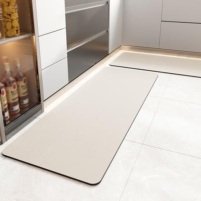 Diatom Mud Floor Mat Modern Simple Water Absorption and Oil Stains-resistant Kitchen Floor Mat Household Dirt-resistant Wear-resistant