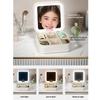 Portable Jewelry Box with Mirror Detachable Divided Necklace Tray  Valentine's Day Gift