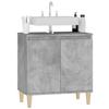 VidaXL Sink Cabinet Concrete Grey 58x33x60 Cm Engineered Wood 821256