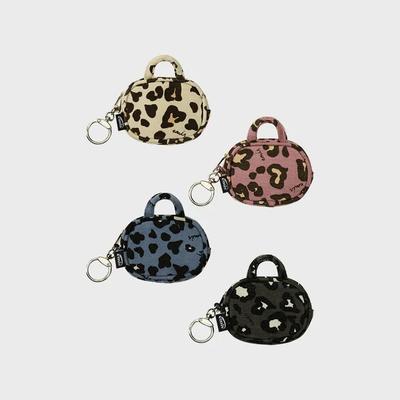CORDUROY LEOPARD KEYRING