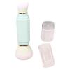 Yousheng Makeup Brush Retractable No Shedding 360 Degree Rotation Portable 2-in-1 Women Blush Foundation Loose Powder Brush Beauty Tool