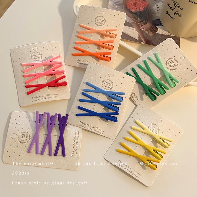 2026 New Style Colorful Duckbill Bangs Hair Clip - Women's & Children's Hair Accessory