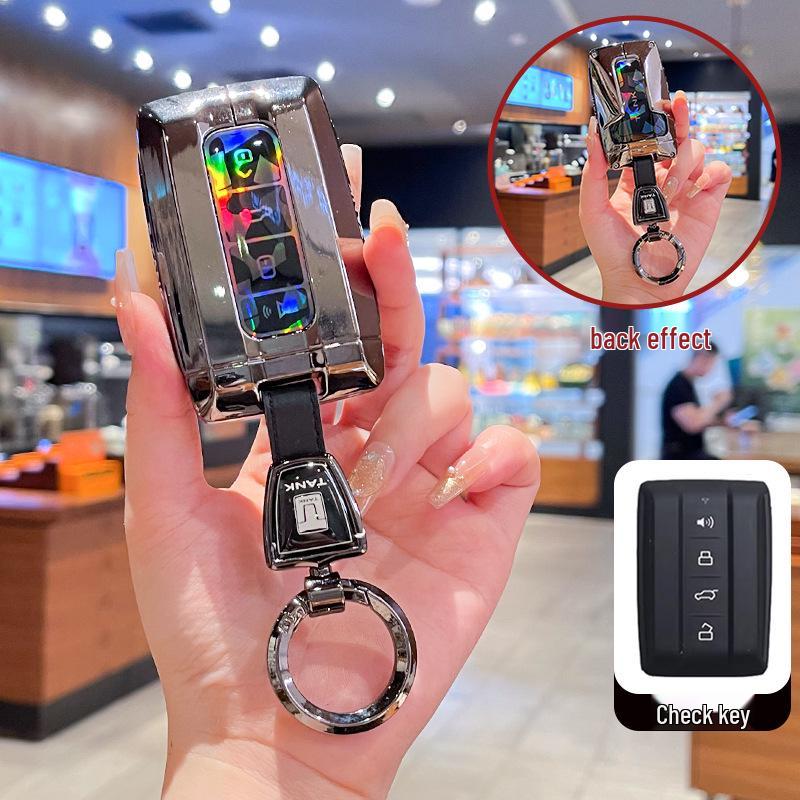 2023 Tank 300 Key Case: Full Coverage Metal Buckle Shell for 400hi4t Cyber Tank 500