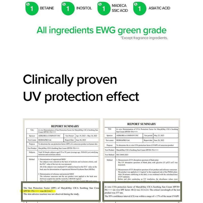 Mary&May - CICA Soothing Sun Cream Mini