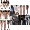 Alluring Nylon Fishnet Stockings Womens Ultra-thin Mesh Pantyhose