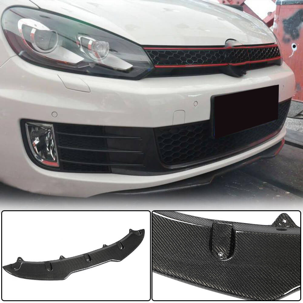 

Front Bumper Lip V4 (for GTI HB 2010-2013, Carbon) for Volkswagen Golf 6