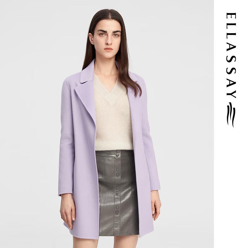 

ELLASSAY Women s Wrap Wool Blend Coat M
