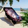 Vibrant Pink Vibes beach towel soft Beach towel for vacation photos Absorbent bath towel swim Outdoor pool towel Travel and vacation towels Comfort