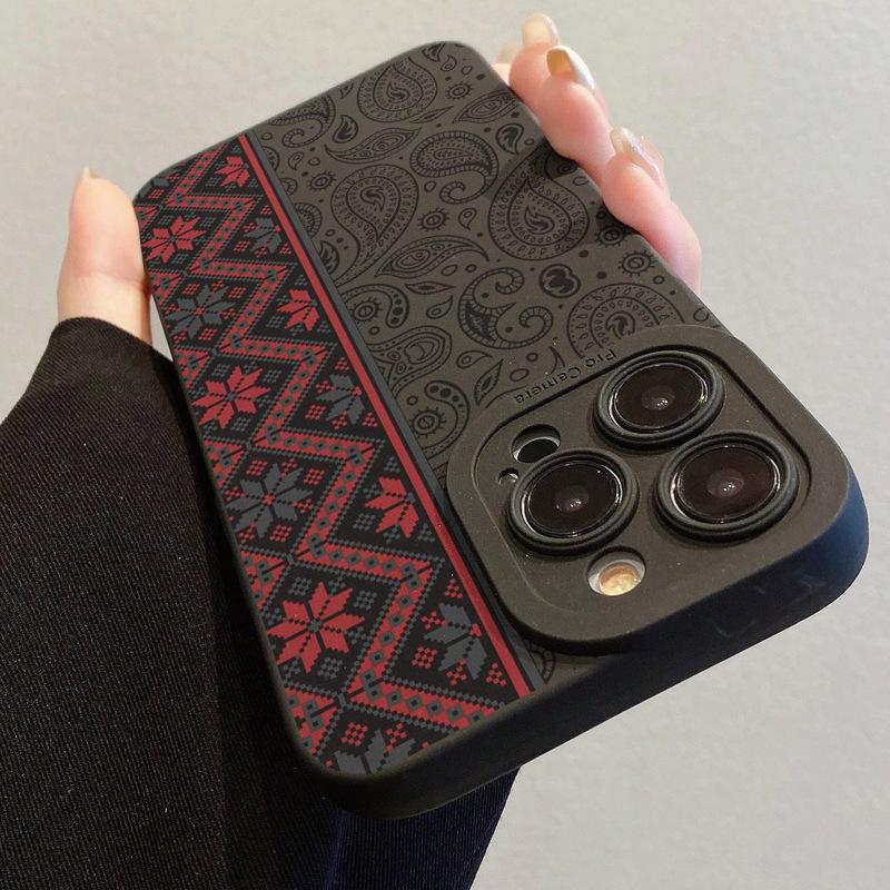 Red Pattern Pupil Eye Soft Case for Apple iPhone 16/15/14/13/12 Pro Max and iPhone 11
