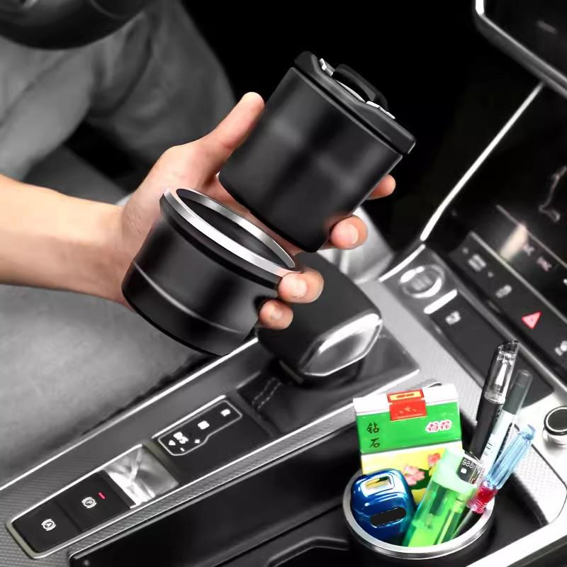 CBF5  Car Ashtray LED Light Portable Detachable Cigarette Soot Cup For Chevrolet Cruze Spark Captiva Suburban Camaro Malibu Silverado