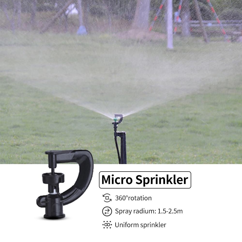 Buy Irrigation Micro Sprinkler Misting Cooling System Adjustable 12Pcs Nozzles & Stake 131ft