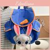 Judy Zootopia Bunny Ears Big Face Package Cartoon Plush Student Backpack