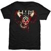 HIM - Wings Splatter - Black T-shirt