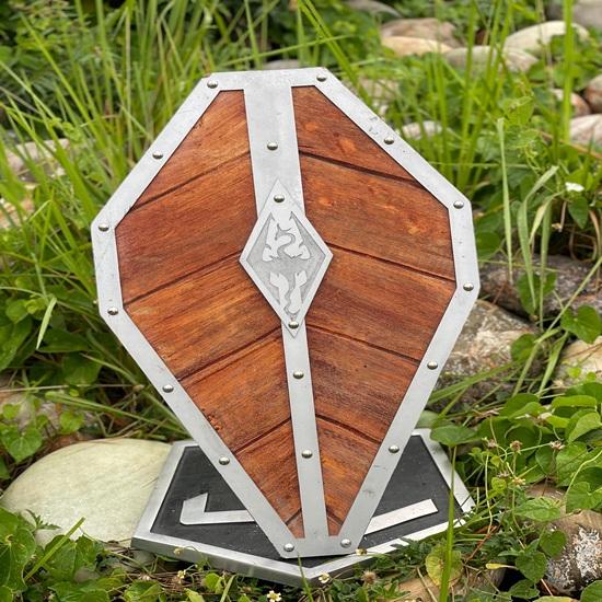 45.72 cm Templar Wooden Shield Norse Mythology Valhalla Viking Shield Uthentic Battleworn Heater Shield Best Gift For Him