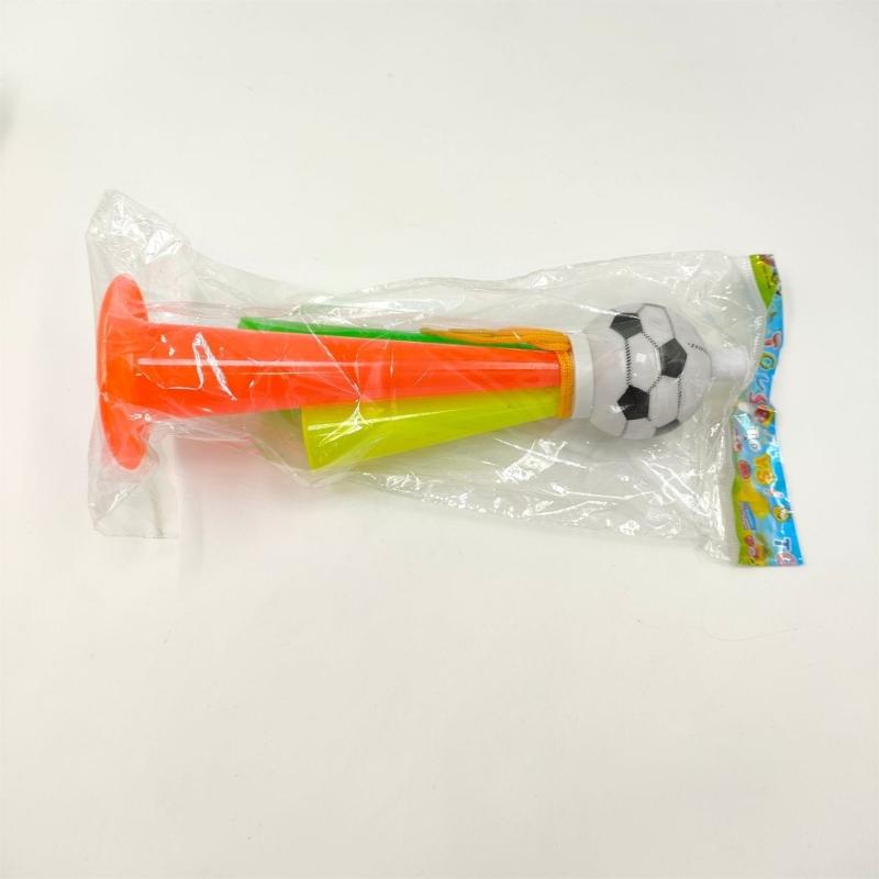 Set Of 10 Colorful Stadium Horns Random Color Soccer Fan Trumpet For Football Game And Group Gatherings