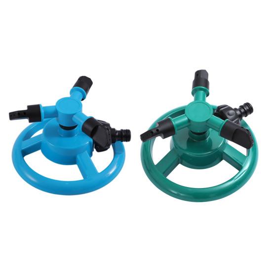 3-Arm Lawn Sprinkler Adjustable 360-Degree Rotating Garden Sprinkler Large Area Coverage Sprinkler for Yard Watering Kids Pets Playing