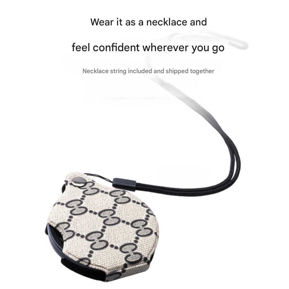 Miniaturowa lupa 20x z luksusowym, przenośnym skórzanym etui