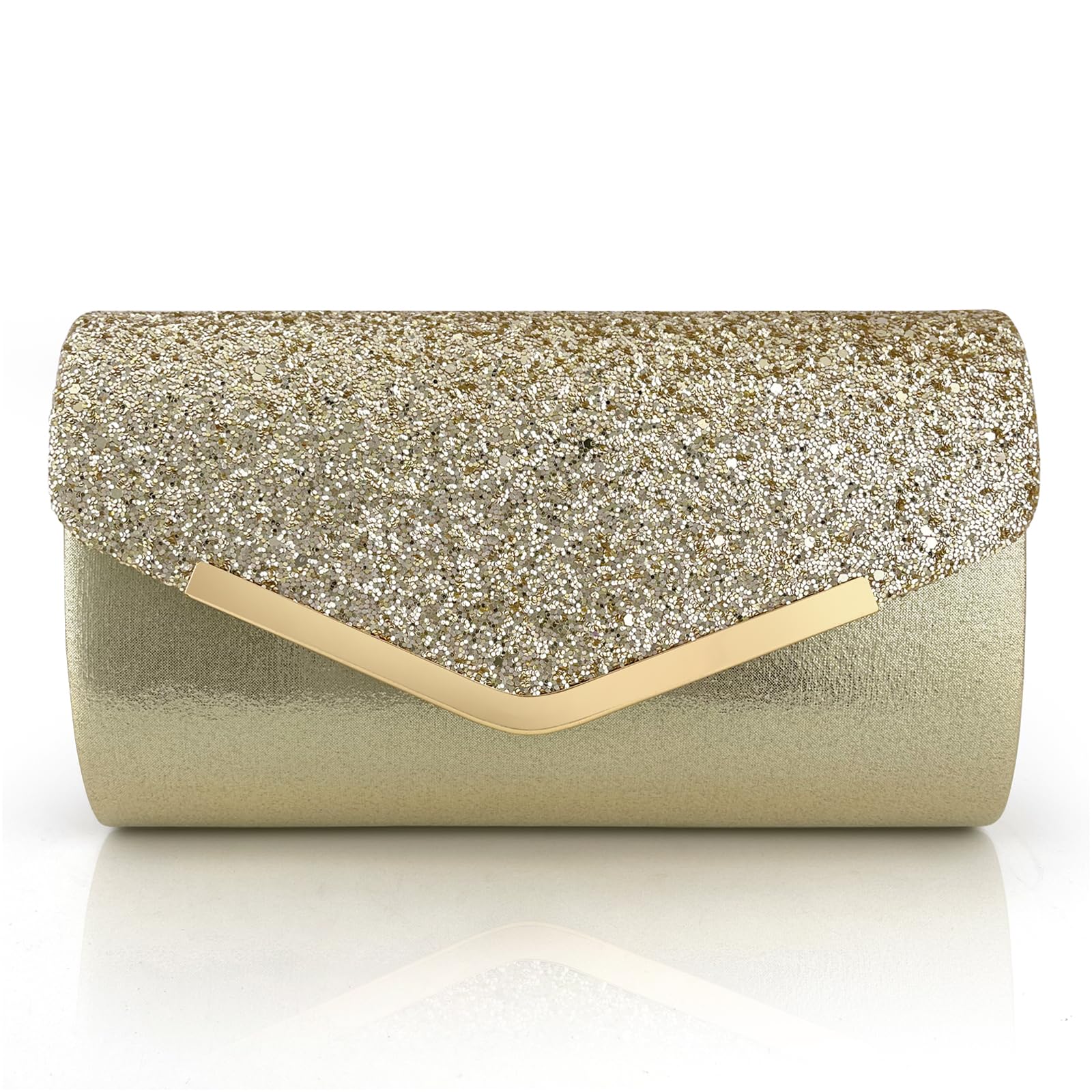 [BoleLOJin] Элегантная женская вечерняя сумка, свадебная сумка и свадебная сумочка в тон вашему платью (золотой)