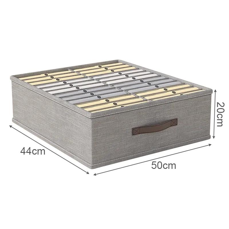 Aufbewahrungsbox Große Kapazität Schubladenauszug Kleiderorganizer Hosen Unterwäsche T-Shirts Schrankaufbewahrungsorganizer Mit PP-Platte