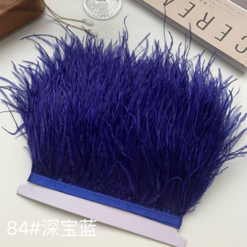 Ostrich Hair Cloth Edge 10-15Cm Clothing Accessories Diy Skirt Decoration Dress Neckline Cuffs Feathers