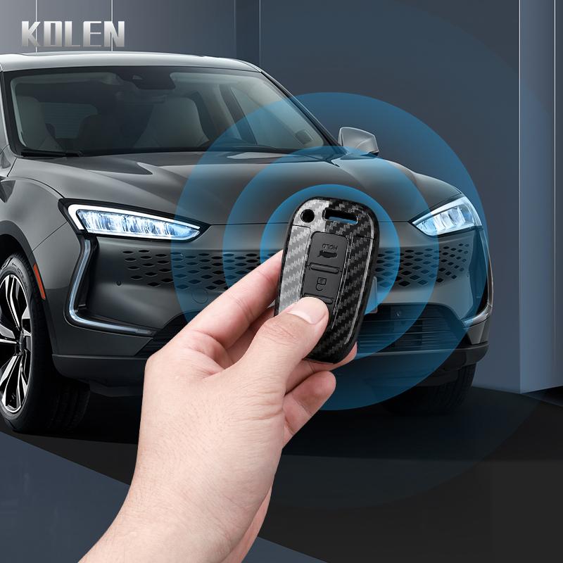 Abs Carbon Fiber Style Car Key Case Cover For Hyundai Ix35 Elantra Sonata 8 9 For Kia Sportage K5 K2 Sorento Optima Forte Shell