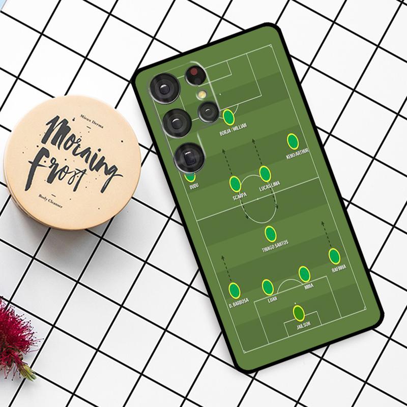 Football Soccer Tactics Time Case For Samsung Galaxy S24 FE S21 S22 S23 S25 Ultra S9 S10 Plus S20 FE S23 FE Phone Cover