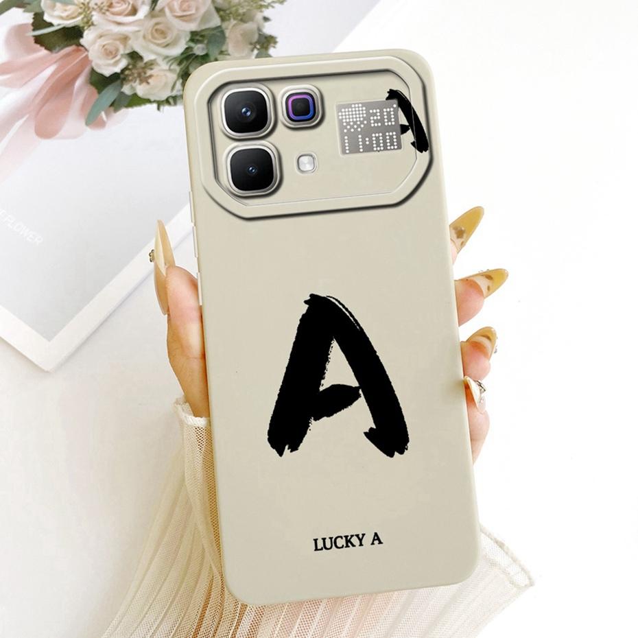 New Fashion Letter Phone Case For Infinix Note 60 Pro X6878 X6879 Soft Silicone Cases For Infinix Note 60 5G Note60 Pro Bumpers