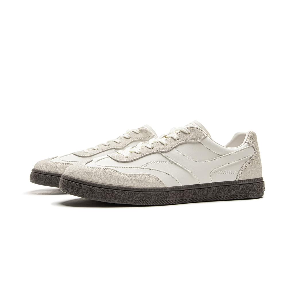 Li Ning Yunchuan Abrasion Resistant Breathable Low top German Army Trainers Men's Mist White AGCV099-1