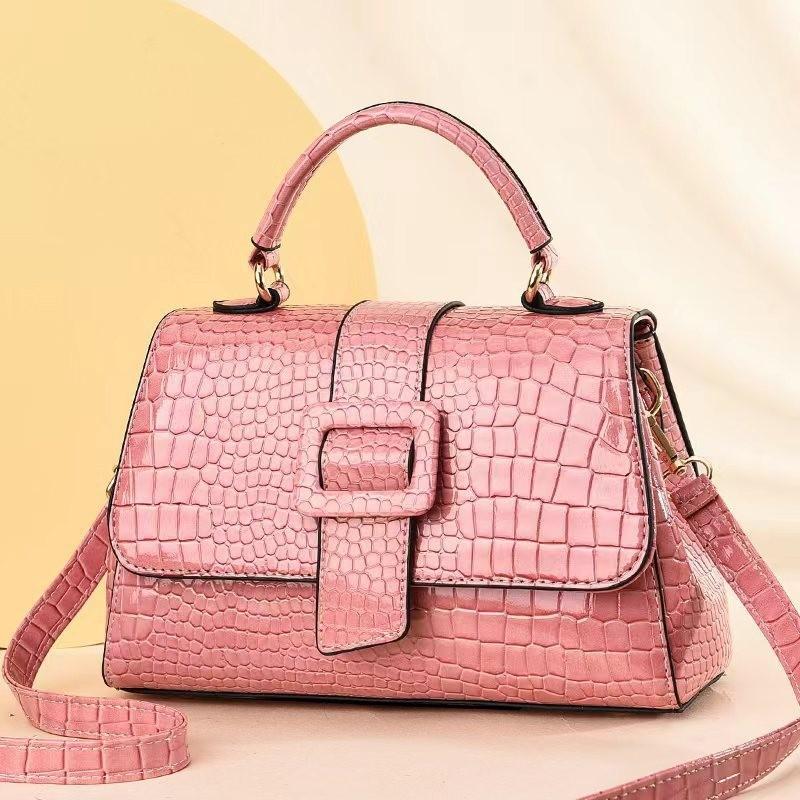 Versatile Stone Pattern Pu Women's Shoulder Bag With Soft Structure And Large Storage