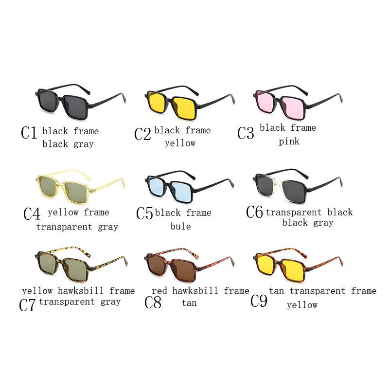 Fashion Punk Sunglasses Women Men Square Party Sun Glasses Classic Vintage Goggle UV400 Beach Travel Outdoor Shades Men