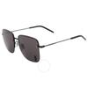 Saint Laurent Brown Square Ladies Sunglasses Sl 312m 001 58