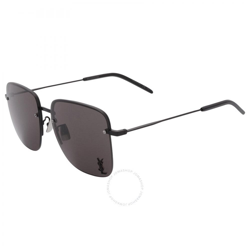 Saint Laurent Brown Square Ladies Sunglasses Sl 312m 001 58