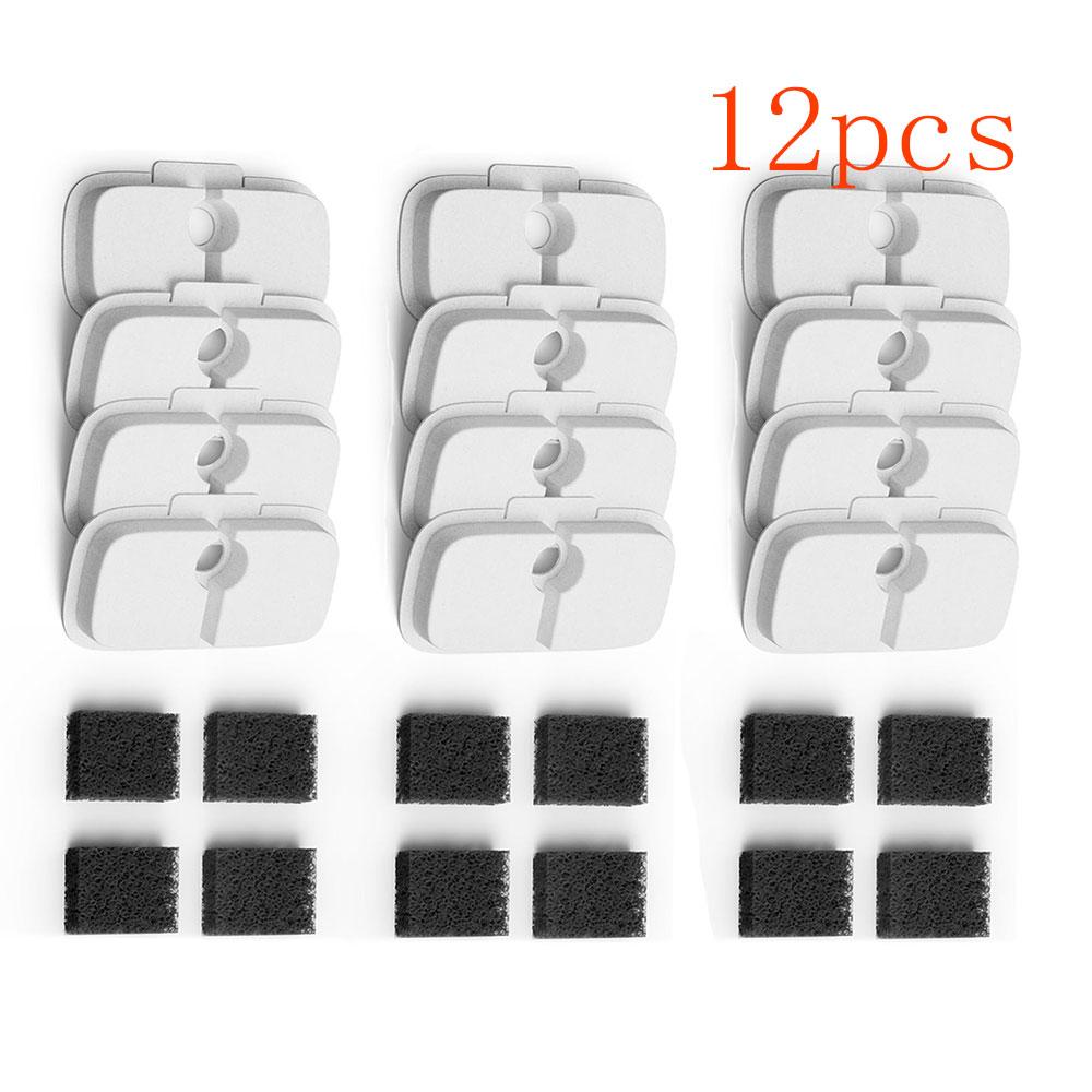 8/12 set of replacement filters suitable for Dockstream PLWF005, PLWF115, PLWF105, pet water dispenser, ultra quiet fountain