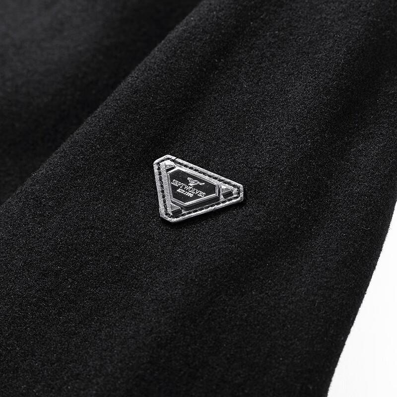 SEPTWOLVES Men's Wool Blend Lapel Jacket