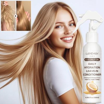 Daily Hydration Leave-In Conditioner-Softens Hair And Improves Styling Manageability-Suitable For All Hair Types, 120ml